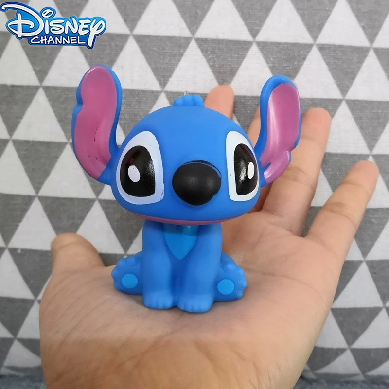 

Disney Stitch 7-8cm Doll Keychain Anime Figures Toys Bag Pendant Cute Pvc Cartoon Model Kawaii Key Ring Toys Christmas Gifts