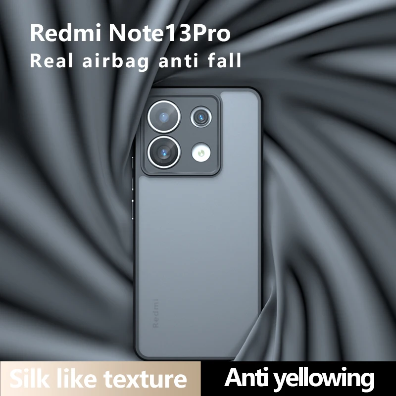 Чехол для Redmi Note 13 Pro 4G POCO M6 X6Pro 5G Роскошная Броня Прозрачная Жесткая задняя крышка +