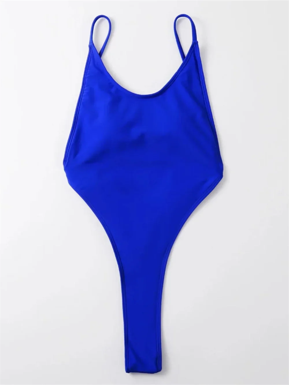 Бикини с открытой спиной и высокими штанинами монокини микро купальник женский