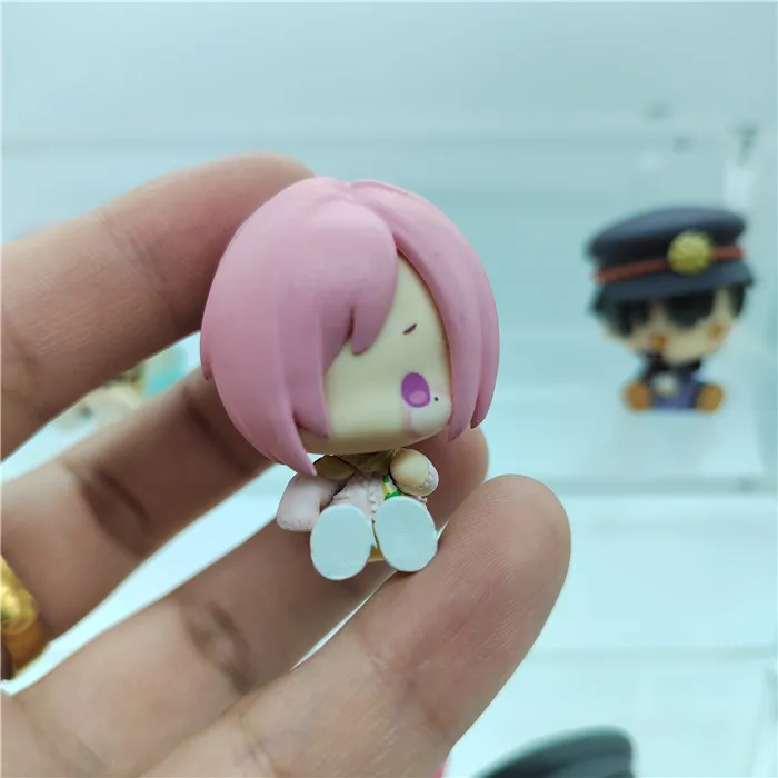 2022 In stock Japanese original anime figure Toilet bound Hanako kun Q version action figure collectible model toys for boy images - 6