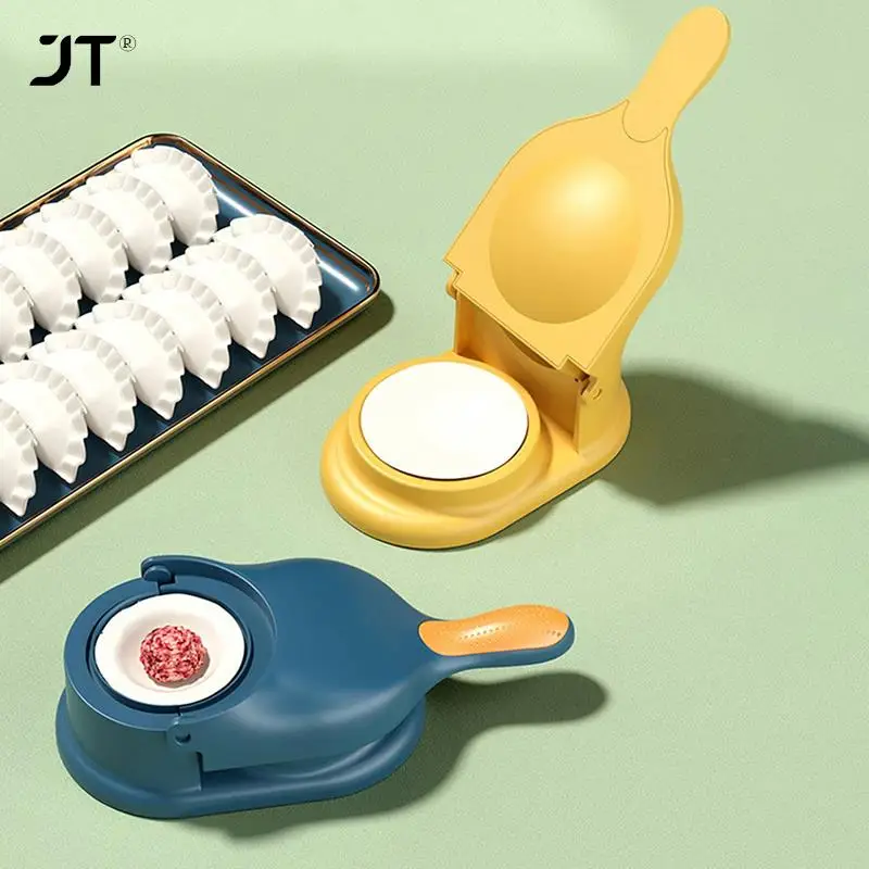 

2 In 1 Dumpling Maker Machine Dumpling Mold Manual Dumplings Skin Press Modeling Machine Dough Pressing Tool Kitchen Accessories