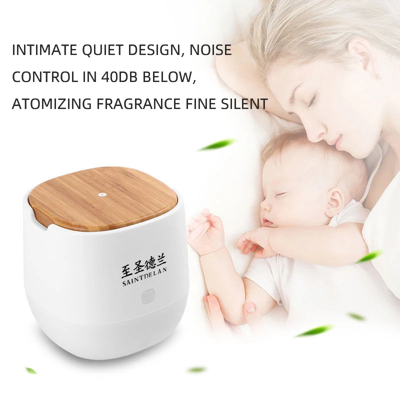 For Home Desktop Aroma Essential Oil Diffuser HIGH quality USB Rechargeable Air Mist Sprayer with Soft Night Light LED Purifier enlarge