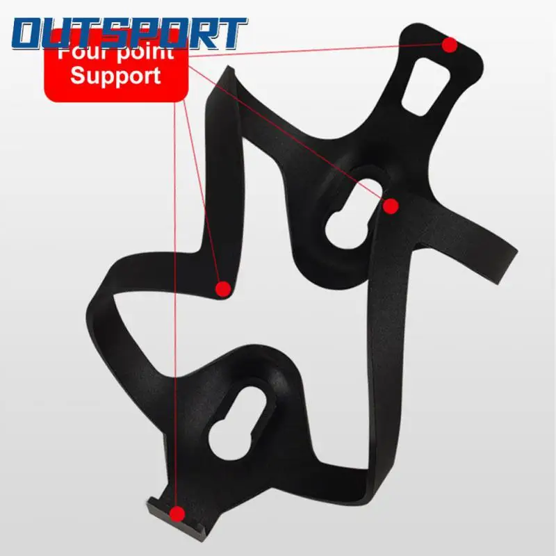 

Черный нескользящий держатель для бутылки, прочный велосипедный держатель для бутылки из алюминиевого сплава для горного велосипеда