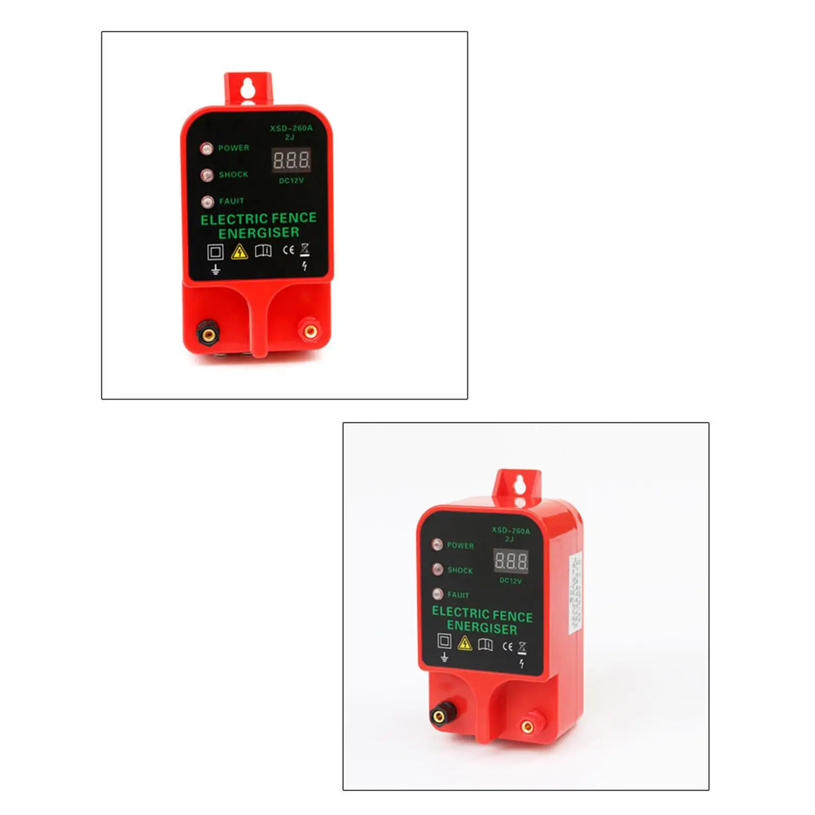 

Electric Fence Energizer High Voltage Pet Fencing System LCD Display Waterproof Electronic Fence Host for Farm Lawn Garden UK