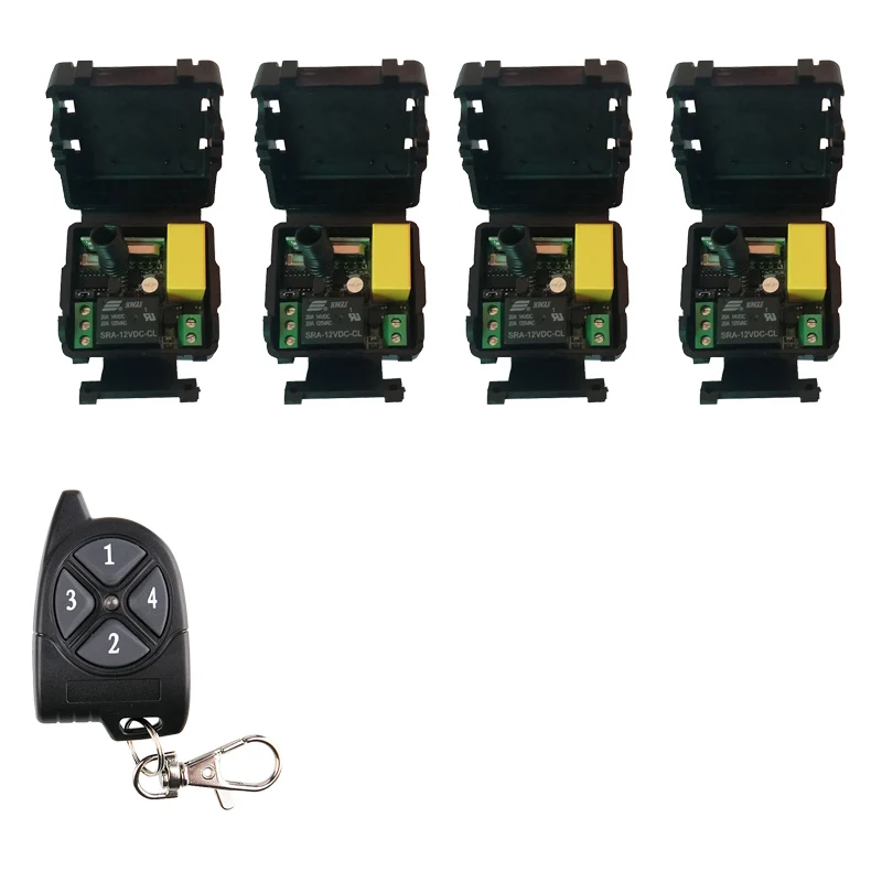 433 МГц AC 220 В 1CH Мини беспроводной радиочастотный пульт дистанционного управления