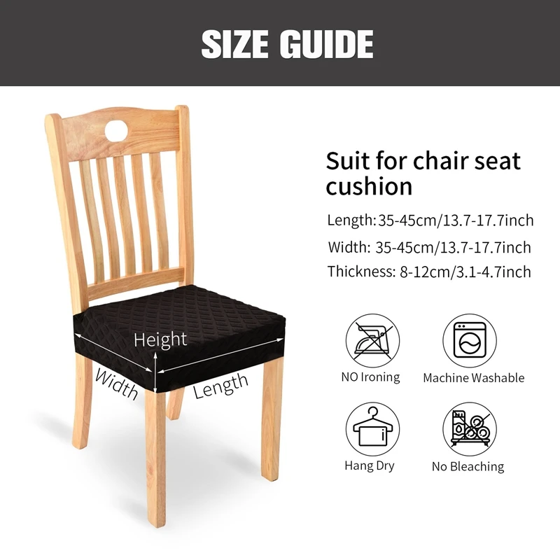 Чехол на стул в клетку эластичный чехол сиденье для столовой Нескользящие чехлы