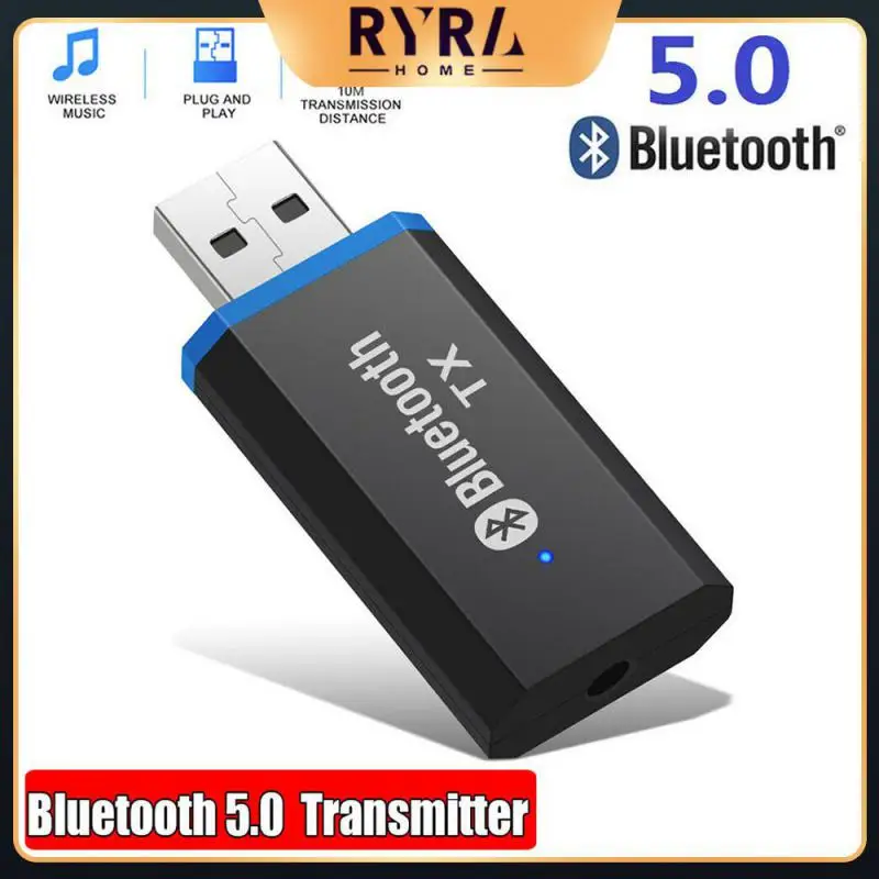

Transmitter Adapter Aux Stereo Jack Brand New Adapter High Quality 5.0 For Headphone Speaker Usb 3.5mm