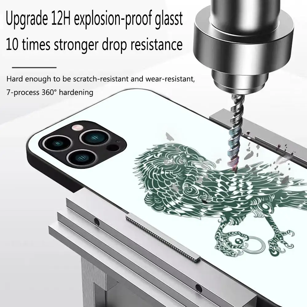 Чехол Acotar A Court of Mist and Fury для телефона со стеклянным корпусом IPhone 15 14 11 12 Pro 8 7 Plus 13 MAX