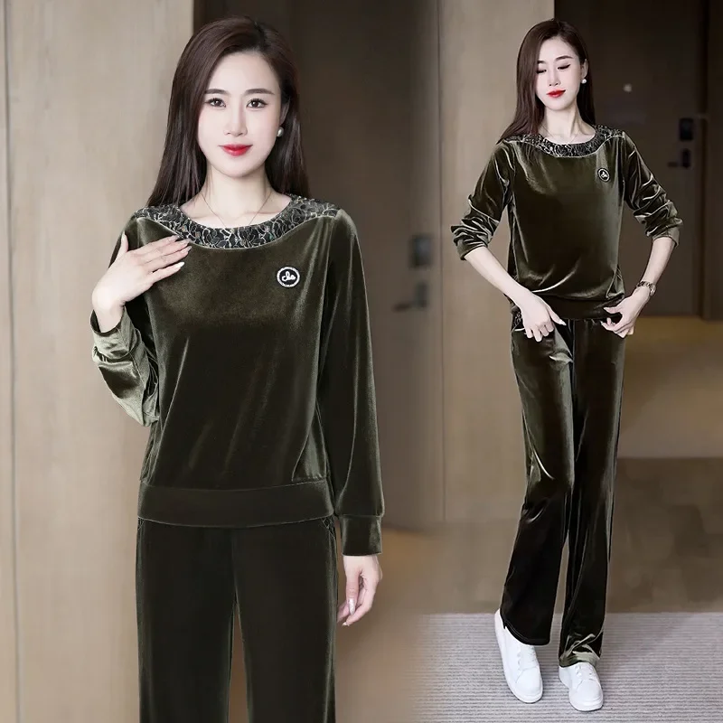 Высококачественный спортивный костюм свободного кроя больших размеров Новое