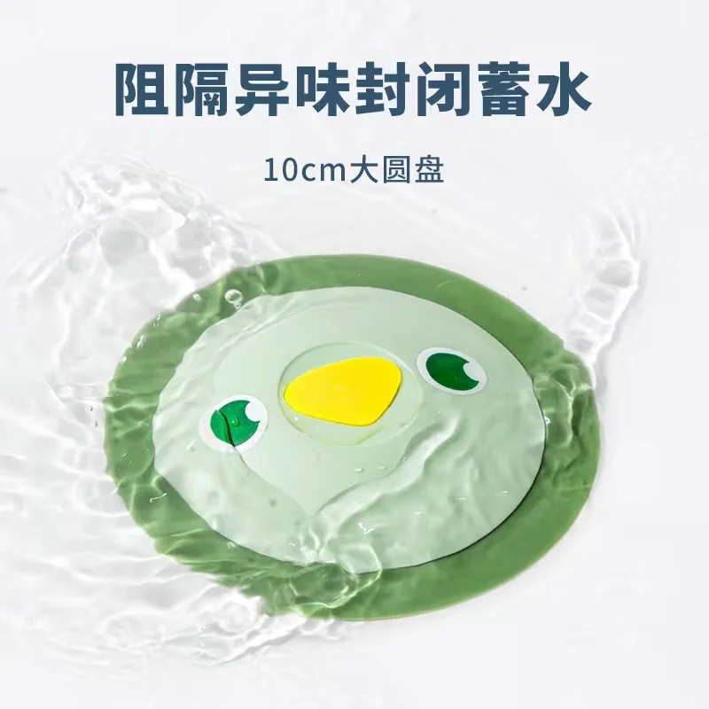 Deodorizing Floor Drain Silicone Shower Drain Plug Insect Proof Hairpin Cover Water Trap Kitchen Washstand Bathtub Sink Sewer enlarge
