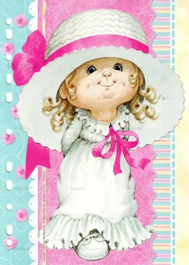 5D DIY мультфильм милая кукла алмазная живопись мозаика полная вышивка Алмазная