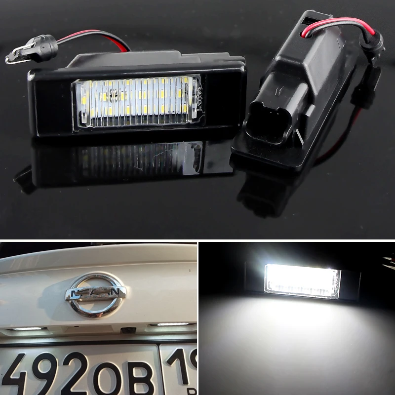 

Светодиодный номерной знак для Mercedes Sprinter 906 VITO W639 Viano Nissan Note NV200 первоклассный Qashqai Juke Navara