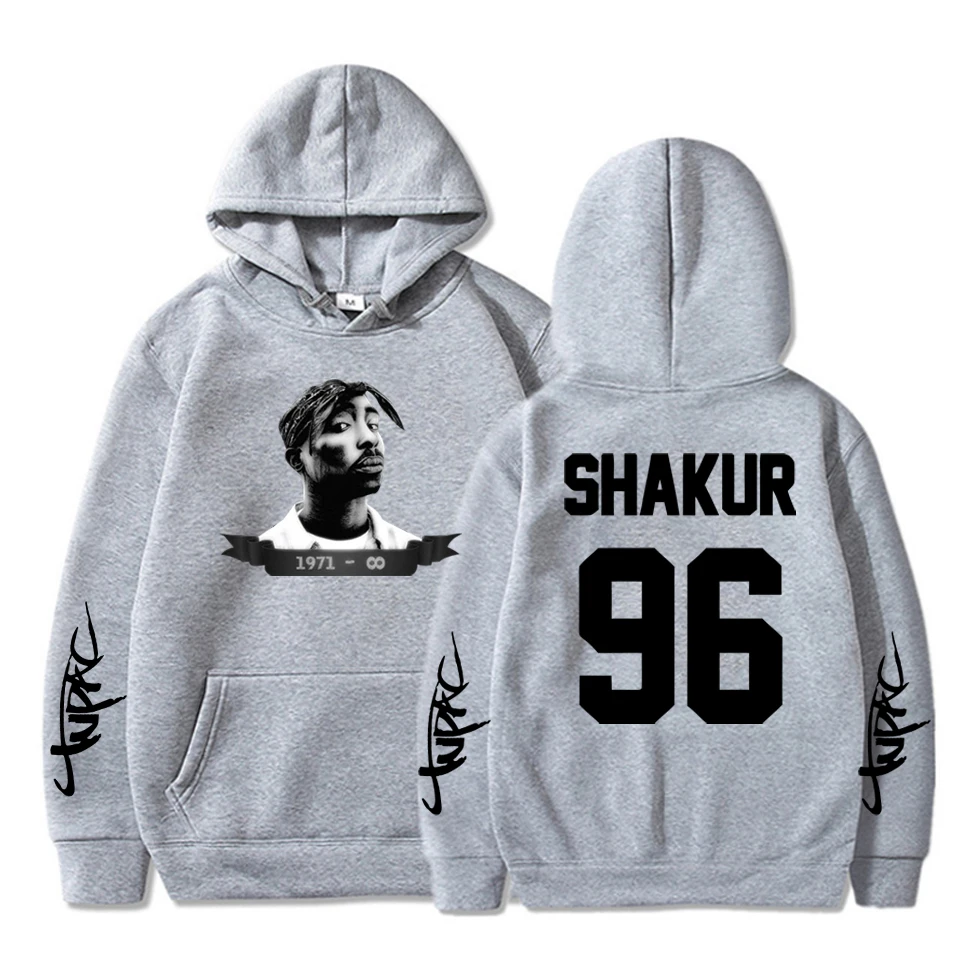 

Rapper 2pac Tupac Shakur 96 Print Hoodie Men Women Fashion Casual Oversized Hip Hop Hoodies Sweatshirt Men's Clothing Hooded