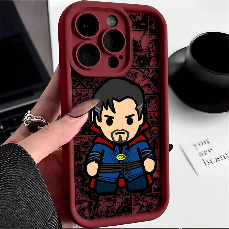 Чехол для телефона с изображением супергероя Тора Мстителей iPhone 15 14 13 12 11 Pro Max XS X XR