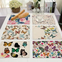 beautiful butterfly dinning table decoration place mats for dining table placemat modern home decor dinning table mat placemats