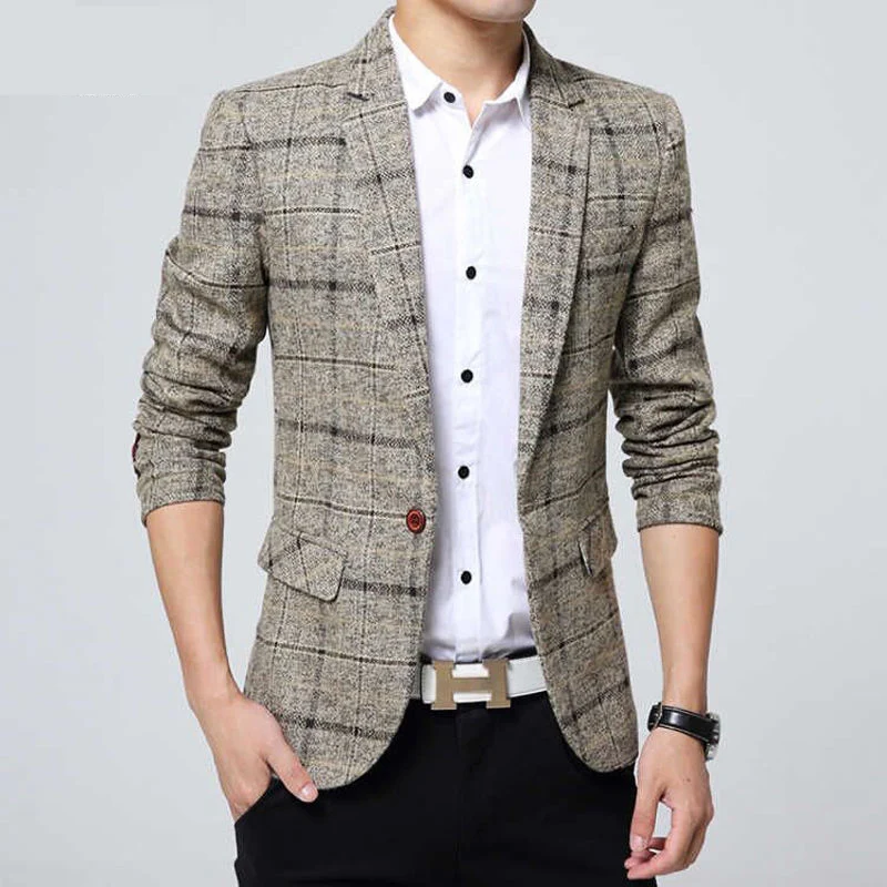 

Suit for Man Casual Slim Fit Coat 2023 Spring and Autumn Korean Male Blazer Single West Business Jacket