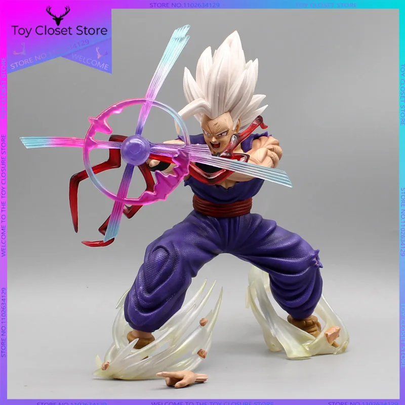 

23cm Dragon Ball Z Figure Son Gohan Makankosappo Action Figures Ssj3 Anime Figurine Pvc Statue Model Doll Collectible Gift Toys