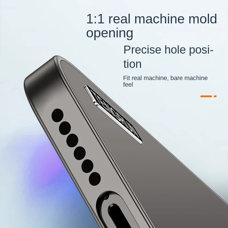 Матовый чехол из алюминиевого сплава с проточной головкой для vivo X100 Pro телефона