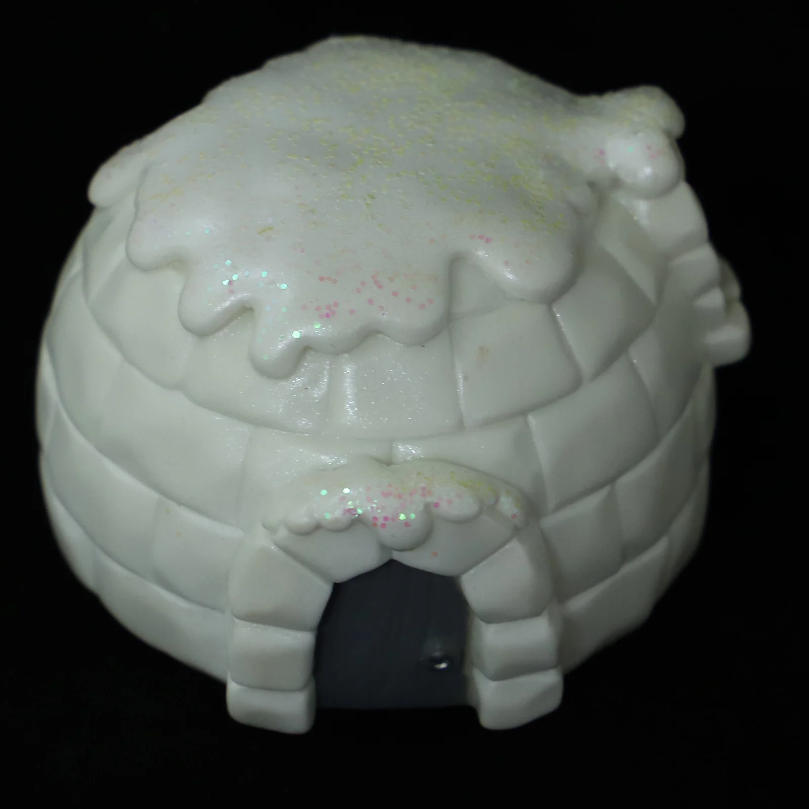 

Simulated Ice House Ornament Model Decorative Picture Figurines Kids Christmas Home