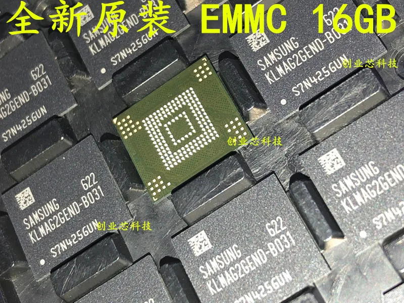 

5pcs original new KLMAG2GEND-B031 BGA153 Storage 16GB EMMC Chip5.0