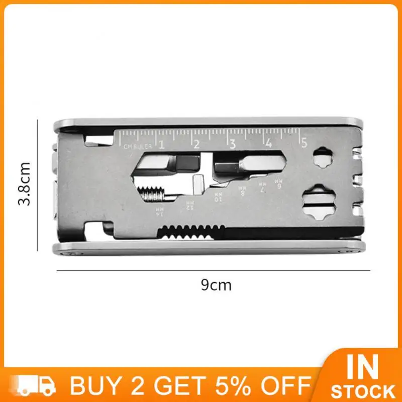 

Складные Инструменты для обслуживания велосипеда, новинка 2023, открывалка для бутылок, инструмент для ремонта, универсальный инструмент из нержавеющей стали