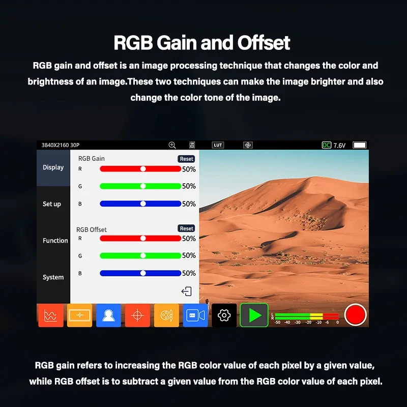 Shimbol Memory I 5 &quot3D LUT 4K HDMI Рекордер с сенсорным экраном на камере Полевой монитор