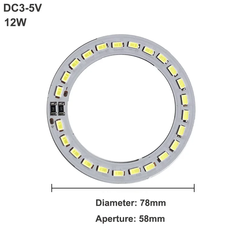 Фото 1 шт. 5730 SMD DC5V светодиодная лампа источник света USB универсальные лампы бусины теплый свет/белый свет 1W1.5W2W3W4W5W10W12W. №5