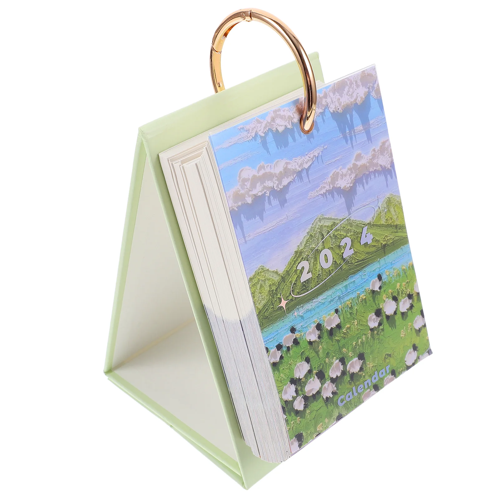 

Flipped Desk Calendar Creative Desk Calendar Standing Flipped Calendar for Home Office