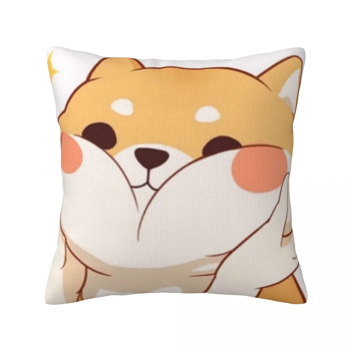 

Kawaii Shiba Inu Pillow Case cute manga aesthetic Decorative Polyester Pillowcase Hugging Zipper Spring Cover