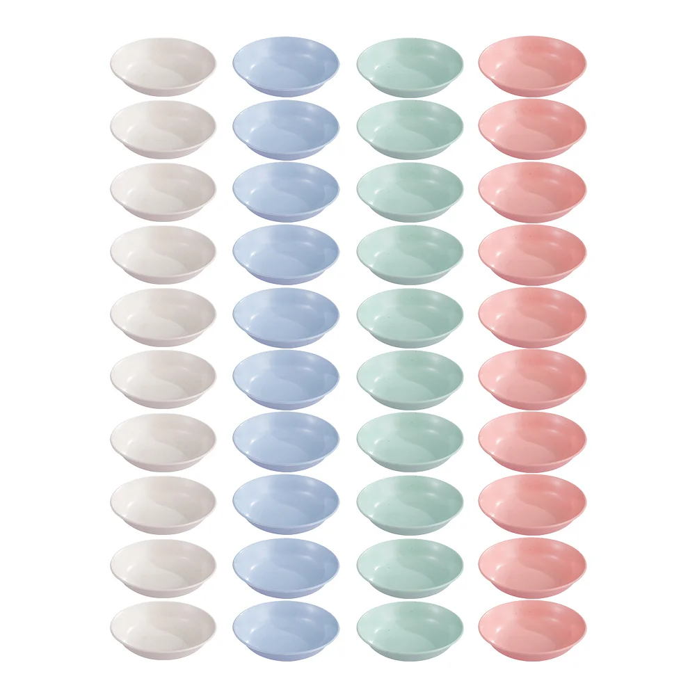 

40 шт., держатель для соуса, пшеничная солома