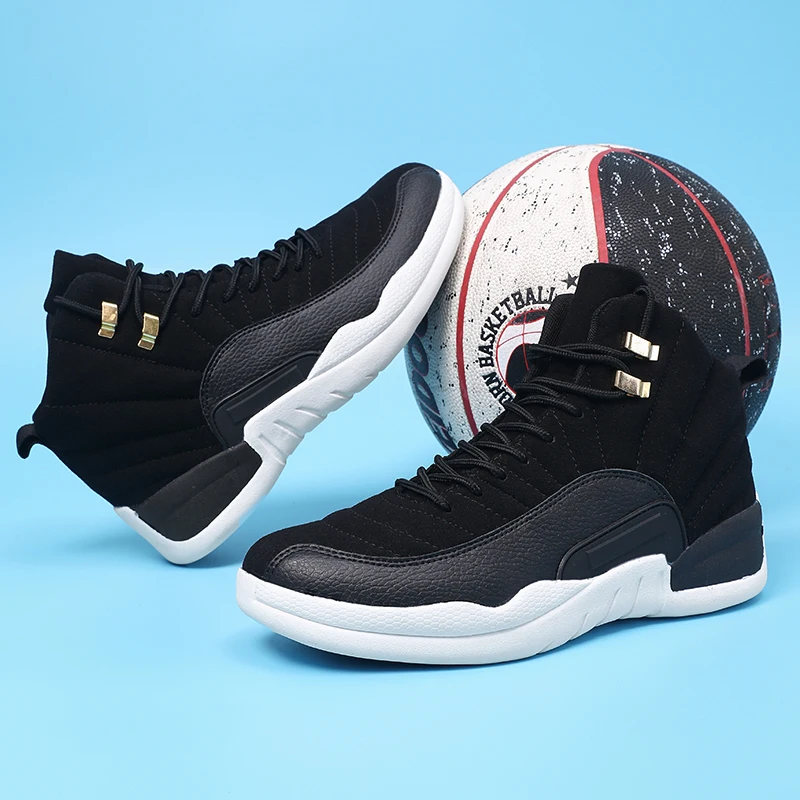 High Quality Men's Basketball Shoes Basketball Sneakers Anti-skid High-top Couple Breathable Man Basketball Boots Boys' Sneakers