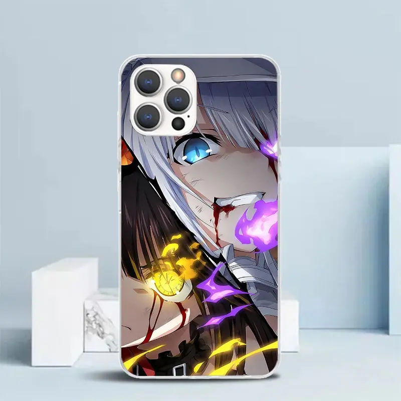 Фото Чехол для iPhone Date A Live Токисаки Куруми с мягким покрытием для моделей 16, 17 Air, 15, 14 Pro Max, 16E, 17E, 13 Mini, 12, 11, 7, SE с принтом №5