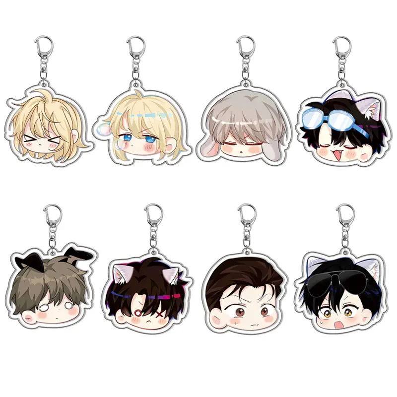 Брелок с изображением комикса русалки и Фолз милый кулон в виде белой фигуры Chu