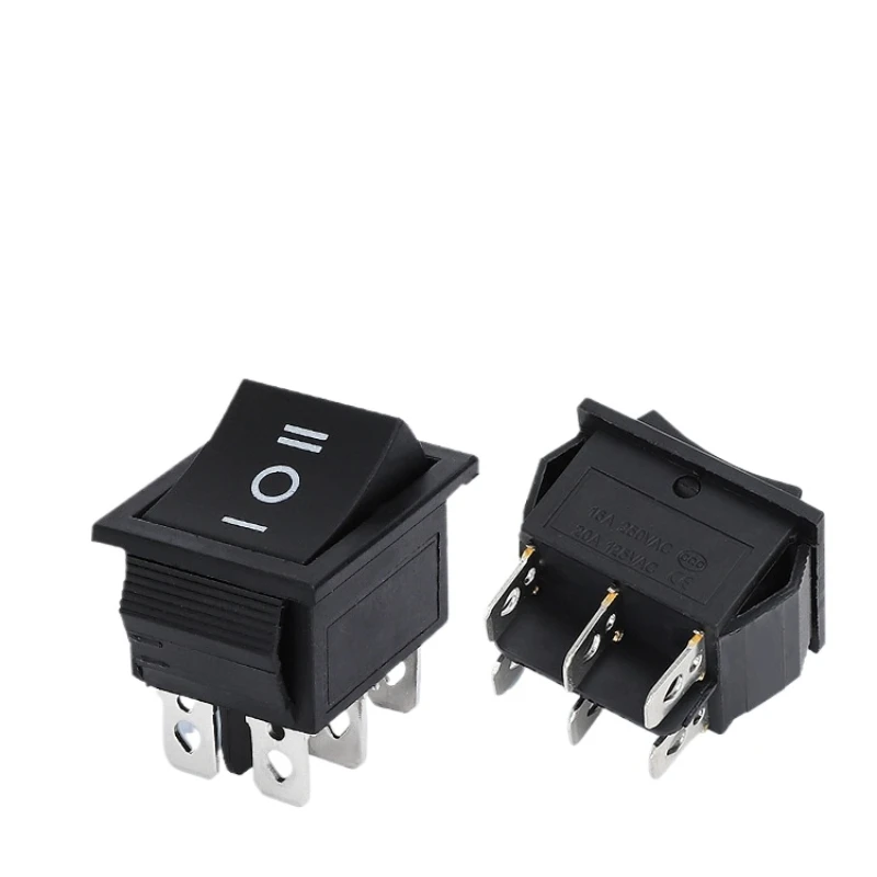 2 шт. кулисный переключатель 6 контактов 3 положения ВКЛ/ВЫКЛ/ВКЛ переменного тока