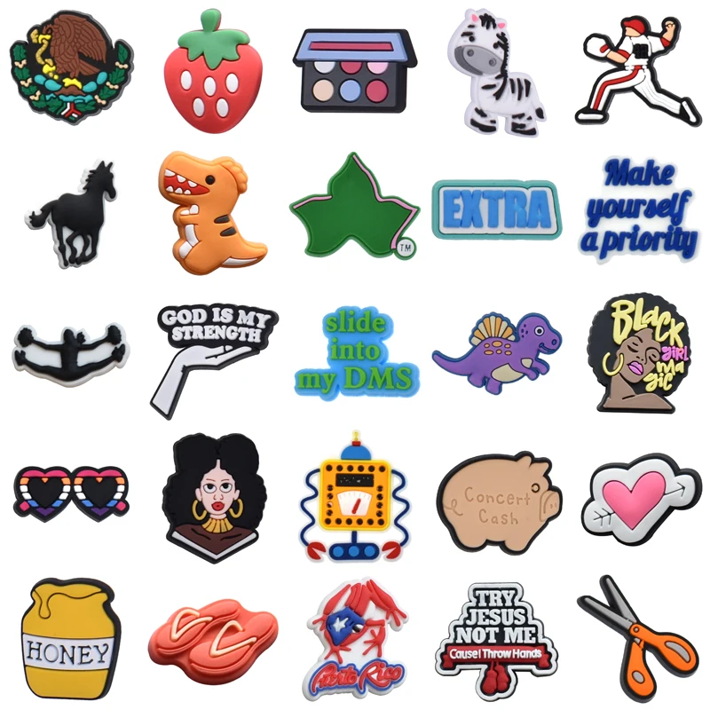 

Boy Shoes Accessories Men Kids Girl Para Pins Women Charm Gifts Packs Wholesale Bulk Set Jeans Shoe Charms Decorations for Crocs