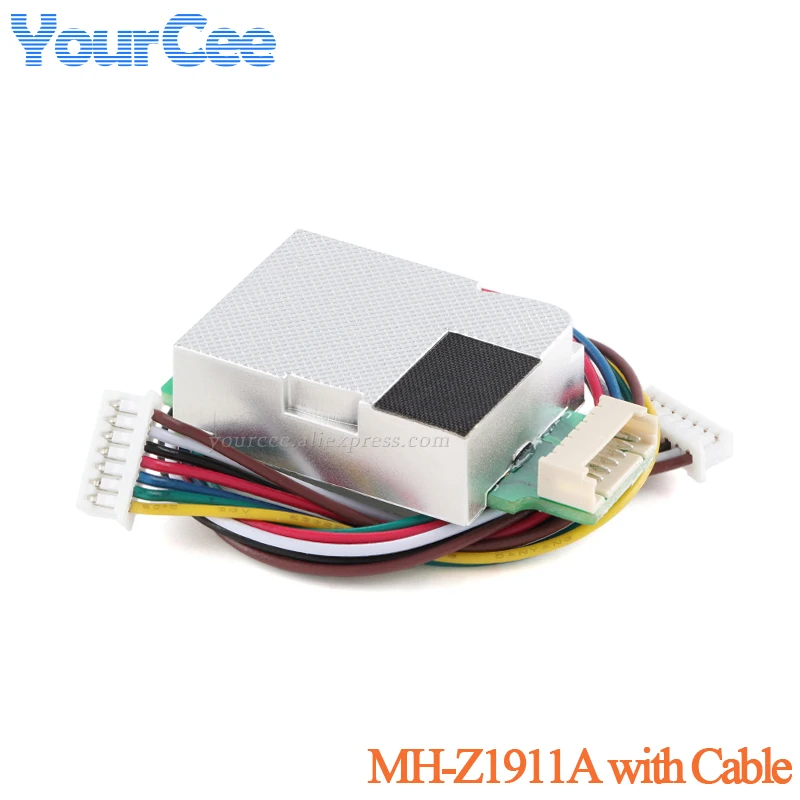 MH-Z1911A MH-Z19 NDIR CO2 Модуль датчика углекислого газа и воздуха Инфракрасный ИК 400-5000ppm
