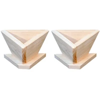 2x wooden triangular rice ball sushi dumpling mould diy tools rice pudding baking molds kitchen accessories baking tools