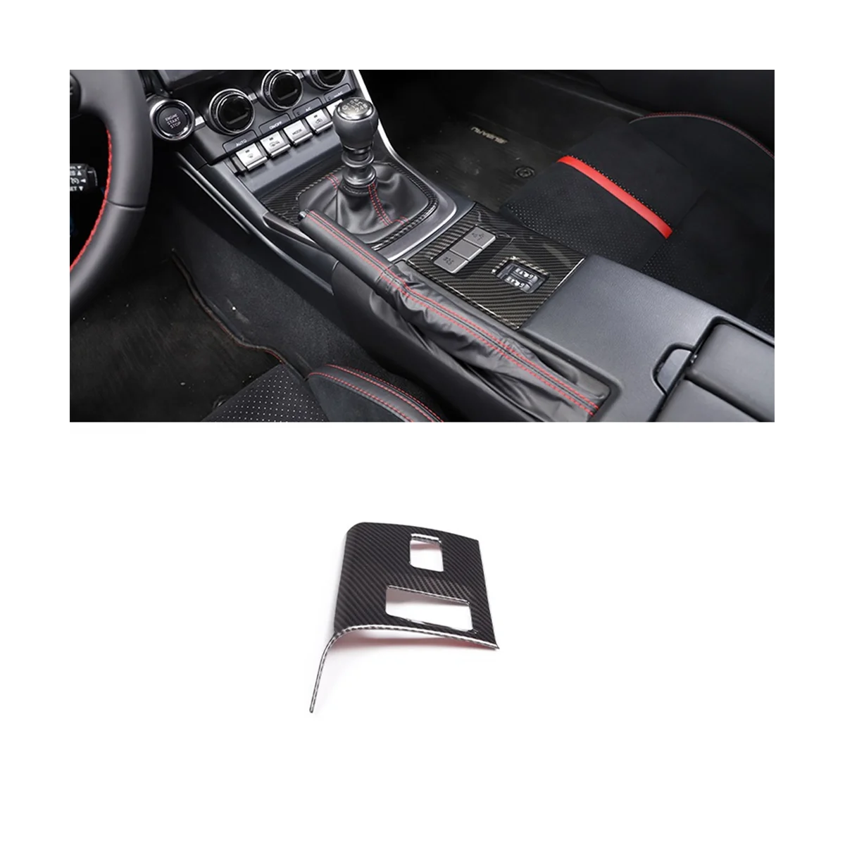 

Кнопки управления нагревом сиденья, наклейка на рамку для Subaru BRZ, Toyota 86 2022, аксессуары для интерьера, АБС-углеродное волокно