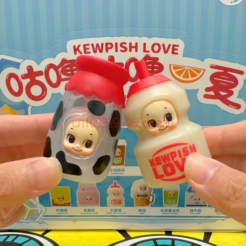 Фото Paws Nova Kewpish Love Summer Series Blind Box: Коллекционная фигурка в Q-версии на тему напитков, настольное украшение, милая трендовая игрушка, подарок на день рождения №3
