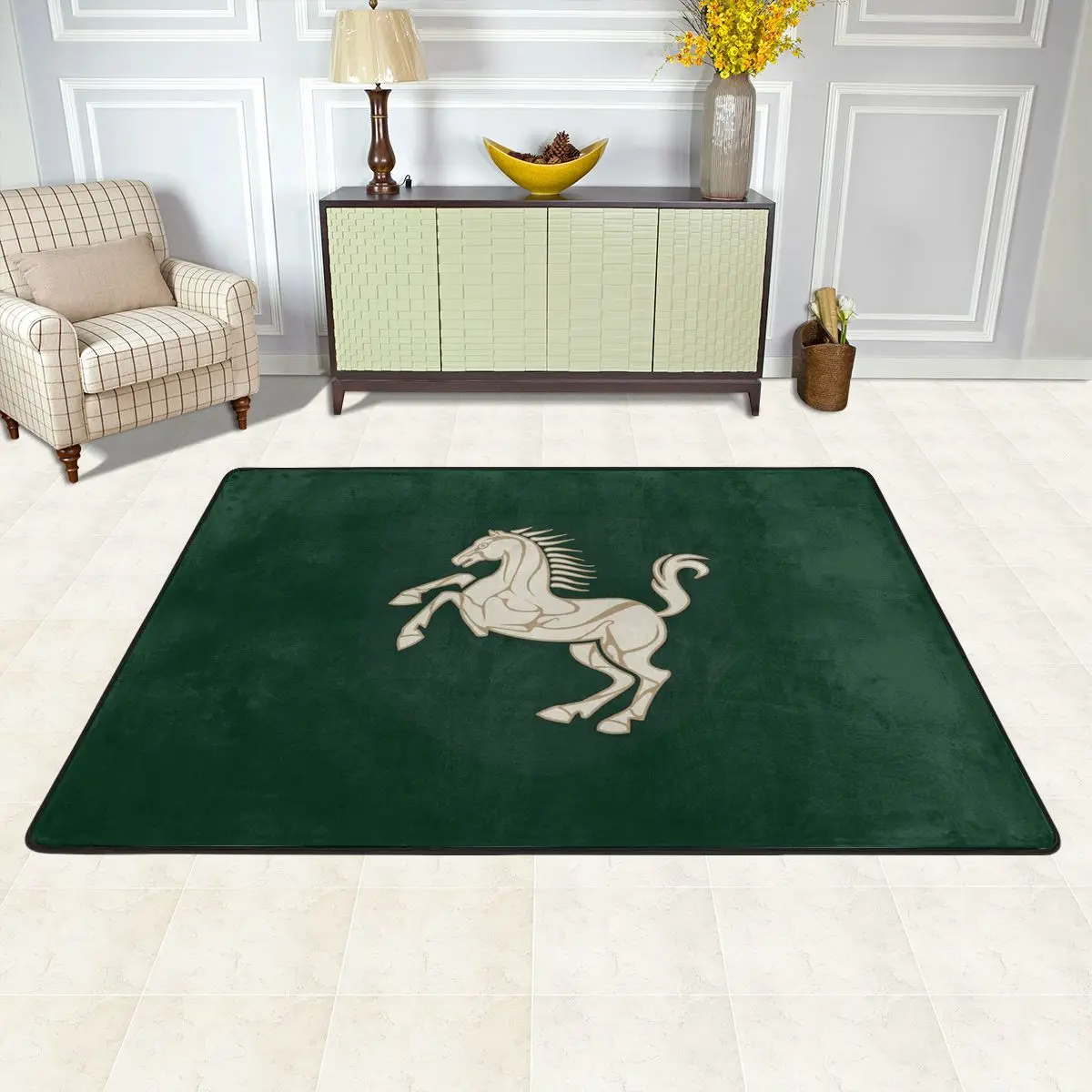 Коврик Rohan Crest простой мультяшный ковер нескользящий коврик для входной двери