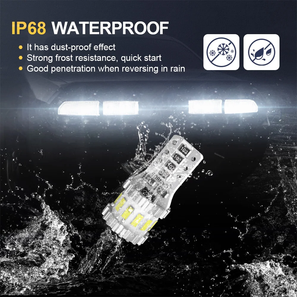 Лампа заднего света T10 W5W 168 194 лм парковочные огни 12 в 6000K для Nissan X-Trail Xtrail T30 T31 T32 T33