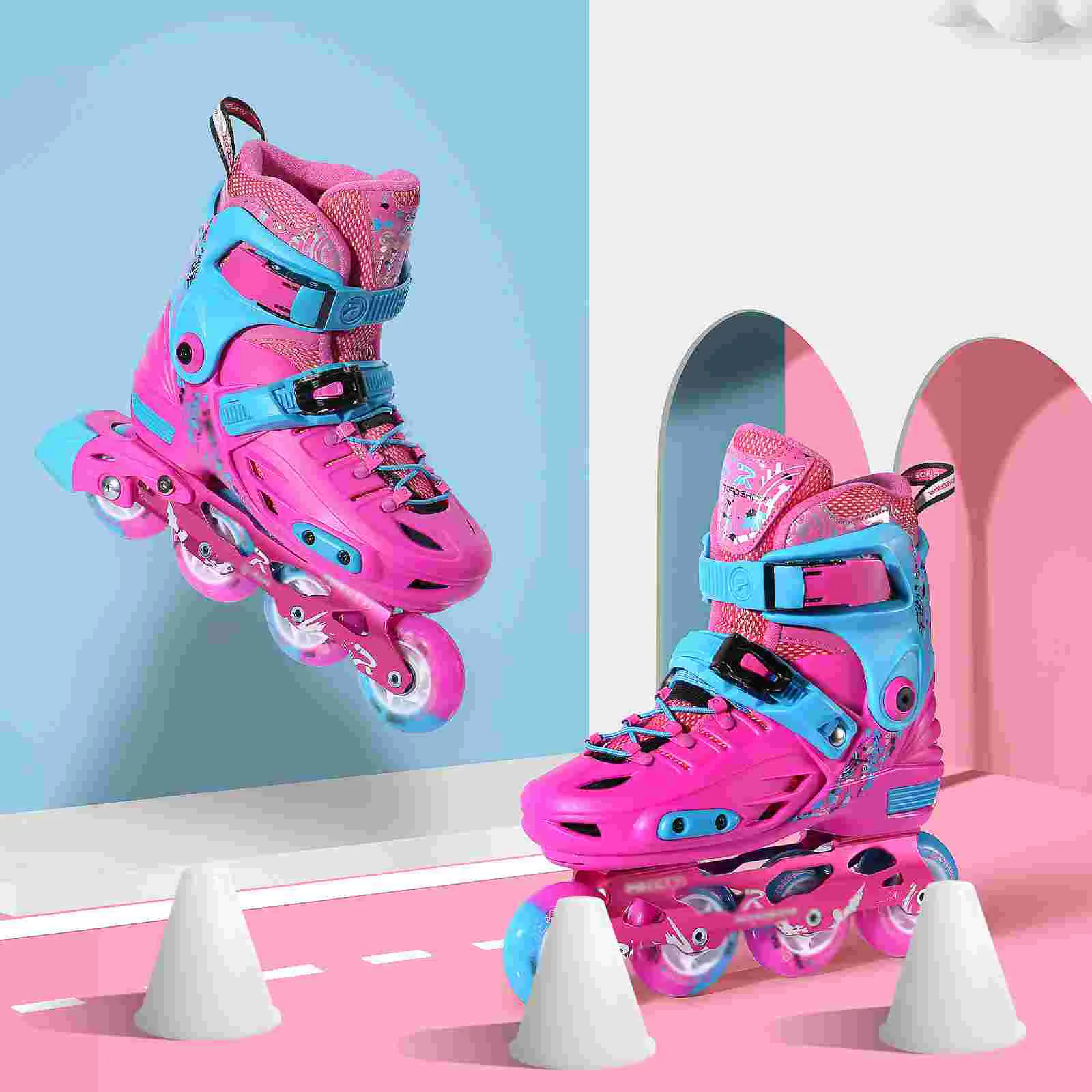 

Luminous Roller Skate Outdoor Training Cone Marker Kids Soccer Sports Cones Roller-skating Traffic Road Child Glow Accessories