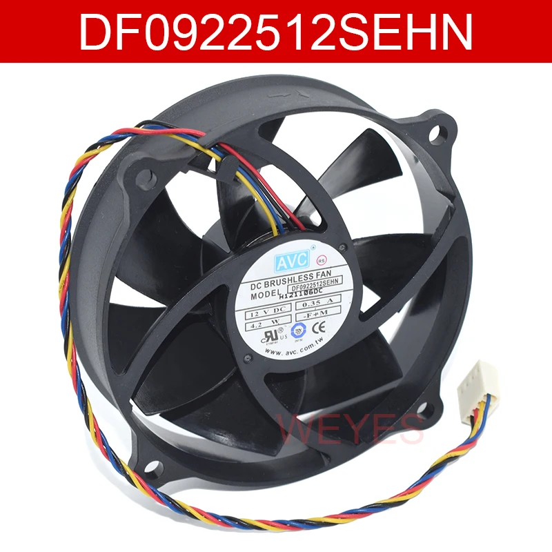 4-линейный охлаждающий вентилятор DF0922512SEHN DC 12 В, 4,2 а, Вт