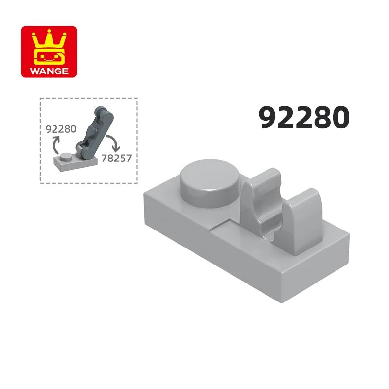 WANGE 92280 50 г/140 шт. 1 x 2 с зажимом на верхнем блоке Moc цветные аксессуары совместимые