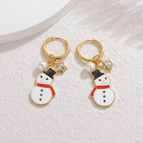 DIEYURO Серьги-гвоздики из нержавеющей стали