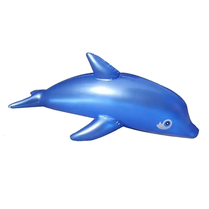 

Dolphin Inflatable Toy 53cm Inflatable Floating Swimming Pool Dolphin Toys Beach Poolside Aquatic Themed Decor Birthday Party