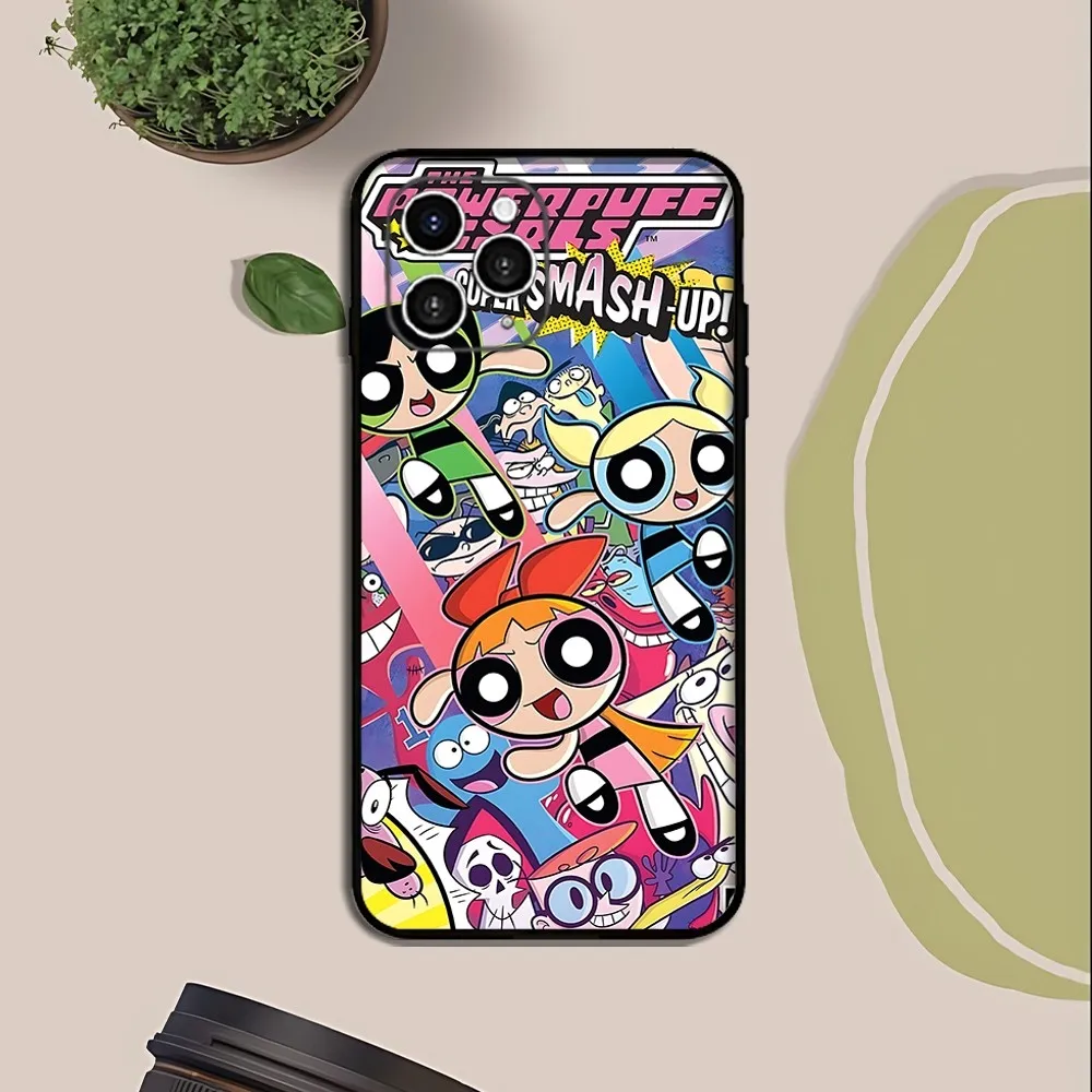 P-powerfulS-G-girls чехол для телефона Iphone 16 15 11 13 14 Pro Max 7 8 Plus X Xr Xs 12mini