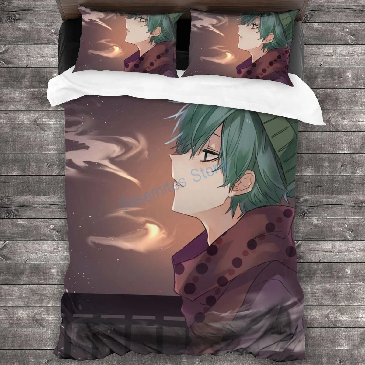 

Sou Hiyori Duvet, Bedding Set, Bed Three-Piece Set, Animation/Animal/Singer All Available Home Household Bedding Quilt