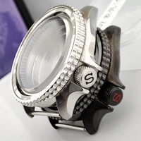 41mm nh35 case nh36 man watch case watch case nh35 movement sapphire glass stainless steel watch accessories parts
