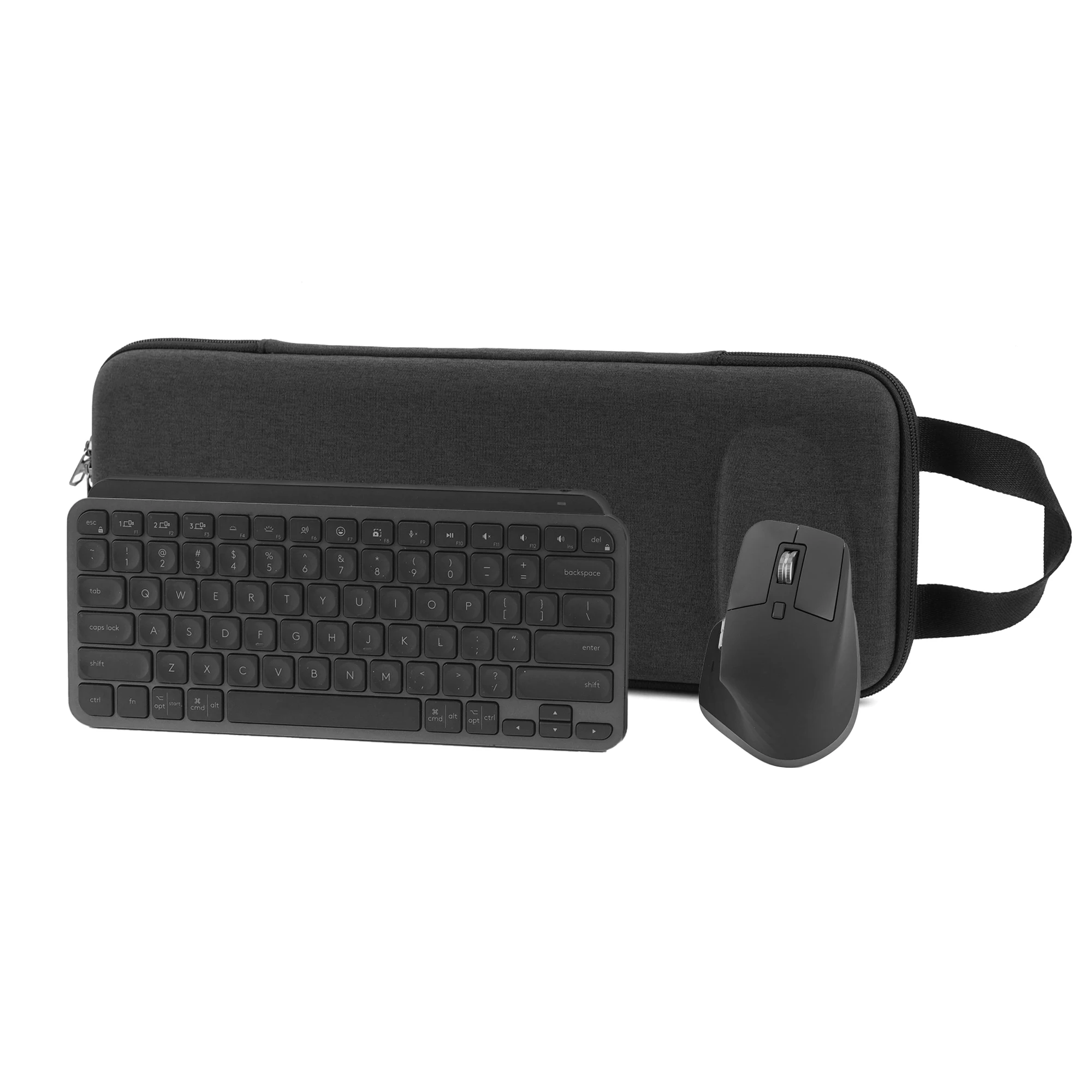 Фото Жесткий дорожный чехол Geekria для клавиатуры, совместимый с Logitech MX Keys Mini + MX Master 4/3S, сумка для клавиатуры и мыши. №2